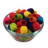 Medium Barrel Beads in Assorted Colors